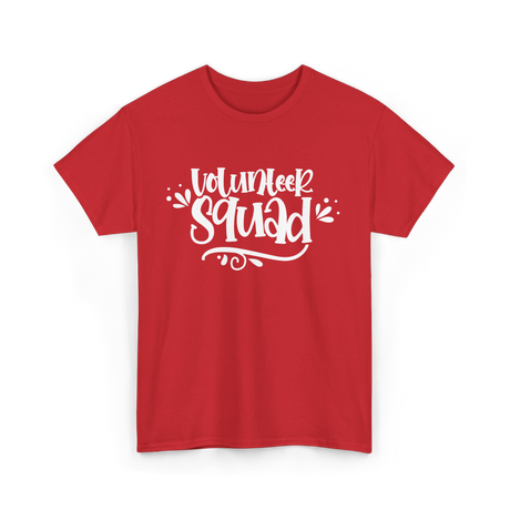 Volunteer Squad Volunteer Team T-Shirt - Red