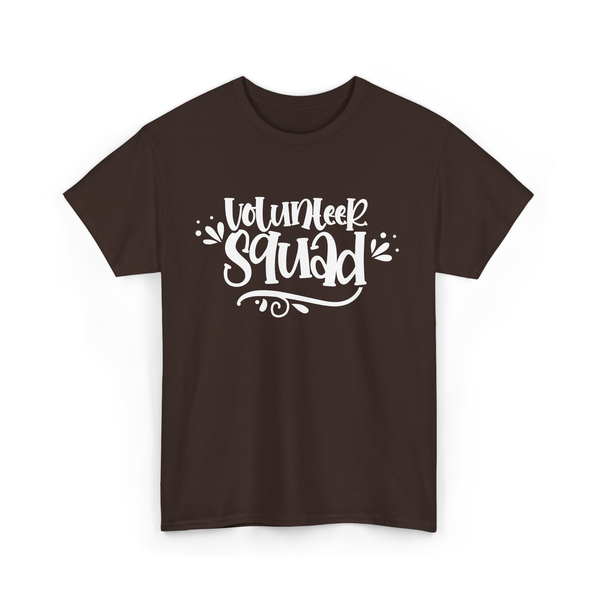Volunteer Squad Volunteer Team T-Shirt - Dark Chocolate