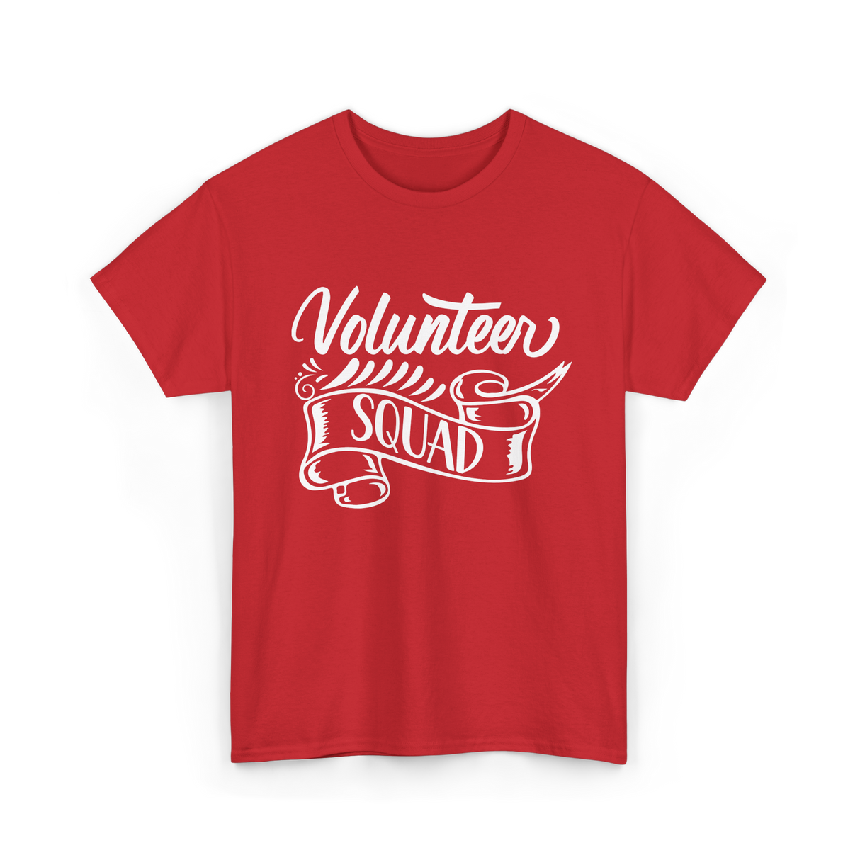 Volunteer Squad Volunteer Team T-Shirt - Red