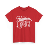 Volunteer Squad Volunteer Team T-Shirt - Red