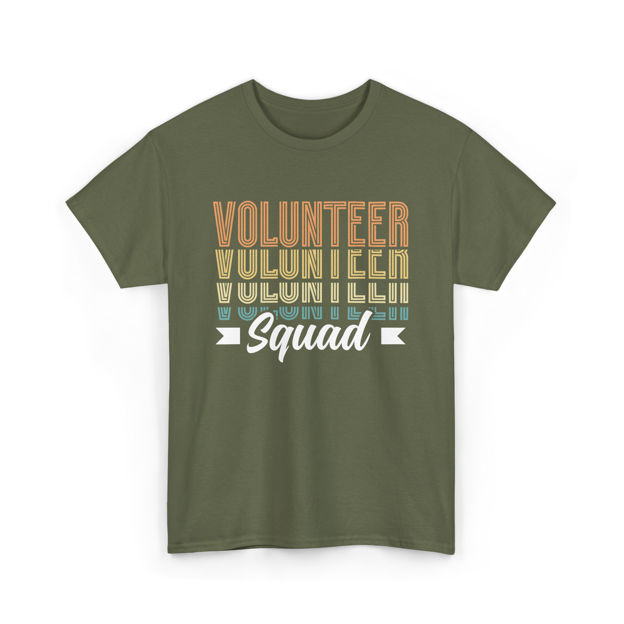 Volunteer Squad Volunteer Team T-Shirt - Military Green