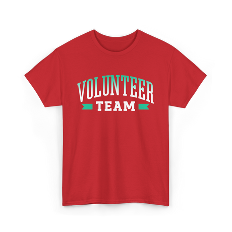 Volunteer Team Volunteer Service T-Shirt - Red