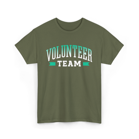 Volunteer Team Volunteer Service T-Shirt - Military Green