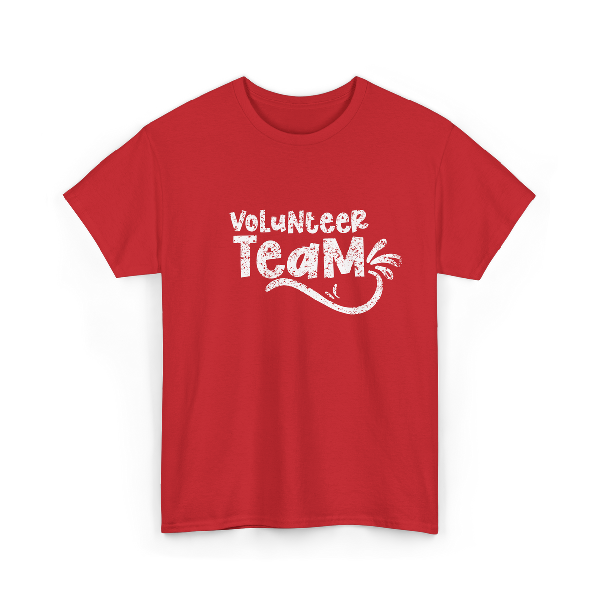 Volunteer Team Volunteer Support T-Shirt - Red