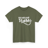 Volunteer Team Volunteer Support T-Shirt - Military Green