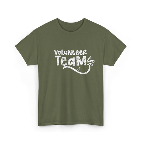 Volunteer Team Volunteer Support T-Shirt - Military Green