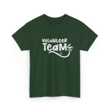 Volunteer Team Volunteer Support T-Shirt - Forest Green