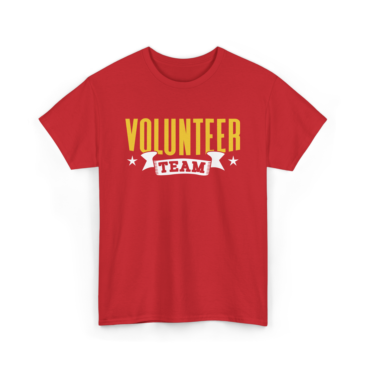 Volunteer Team Volunteer Work T-Shirt - Red