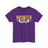 Volunteer Team Volunteer Work T-Shirt - Purple