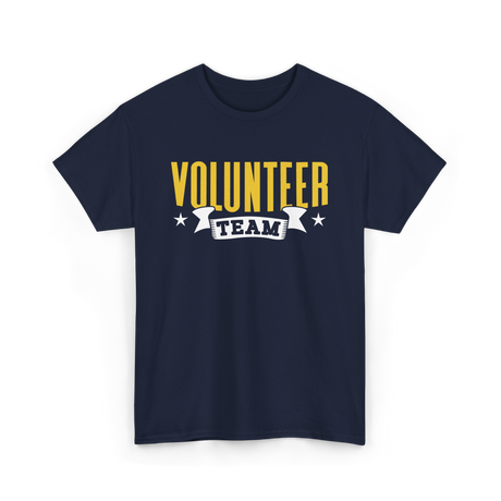 Volunteer Team Volunteer Work T-Shirt - Navy