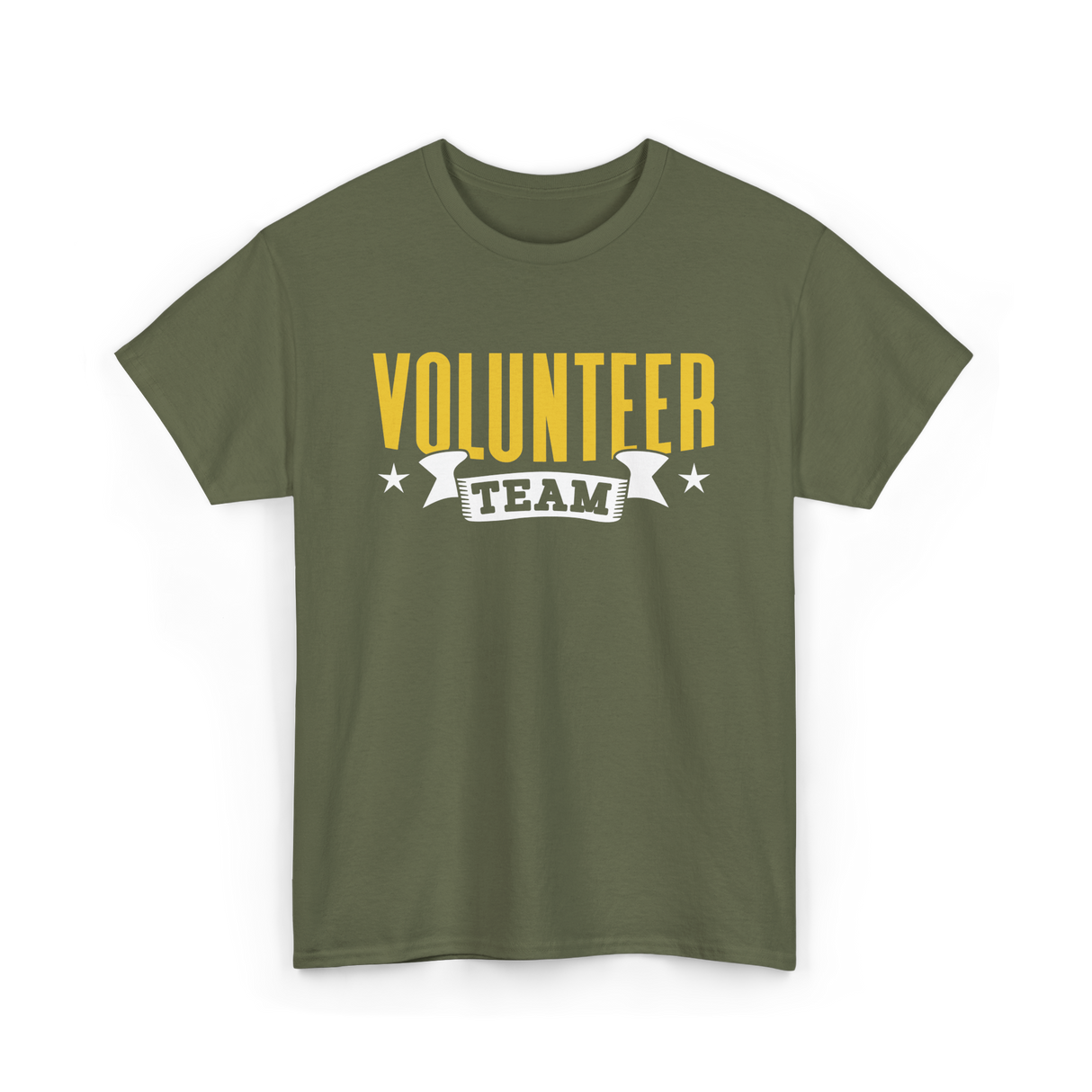 Volunteer Team Volunteer Work T-Shirt - Military Green