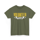 Volunteer Team Volunteer Work T-Shirt - Military Green