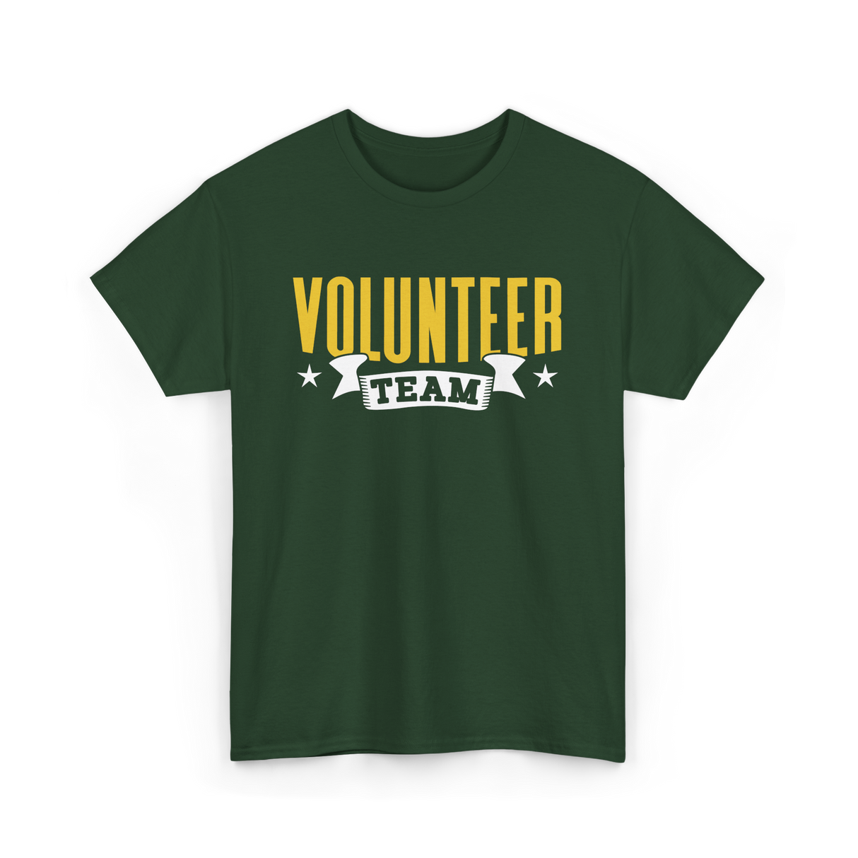 Volunteer Team Volunteer Work T-Shirt - Forest Green