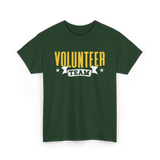 Volunteer Team Volunteer Work T-Shirt - Forest Green