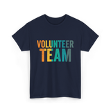 Volunteer Team Volunteering Community T-Shirt - Navy