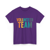 Volunteer Team Volunteering Community T-Shirt - Purple