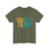 Volunteer Team Volunteering Community T-Shirt - Military Green