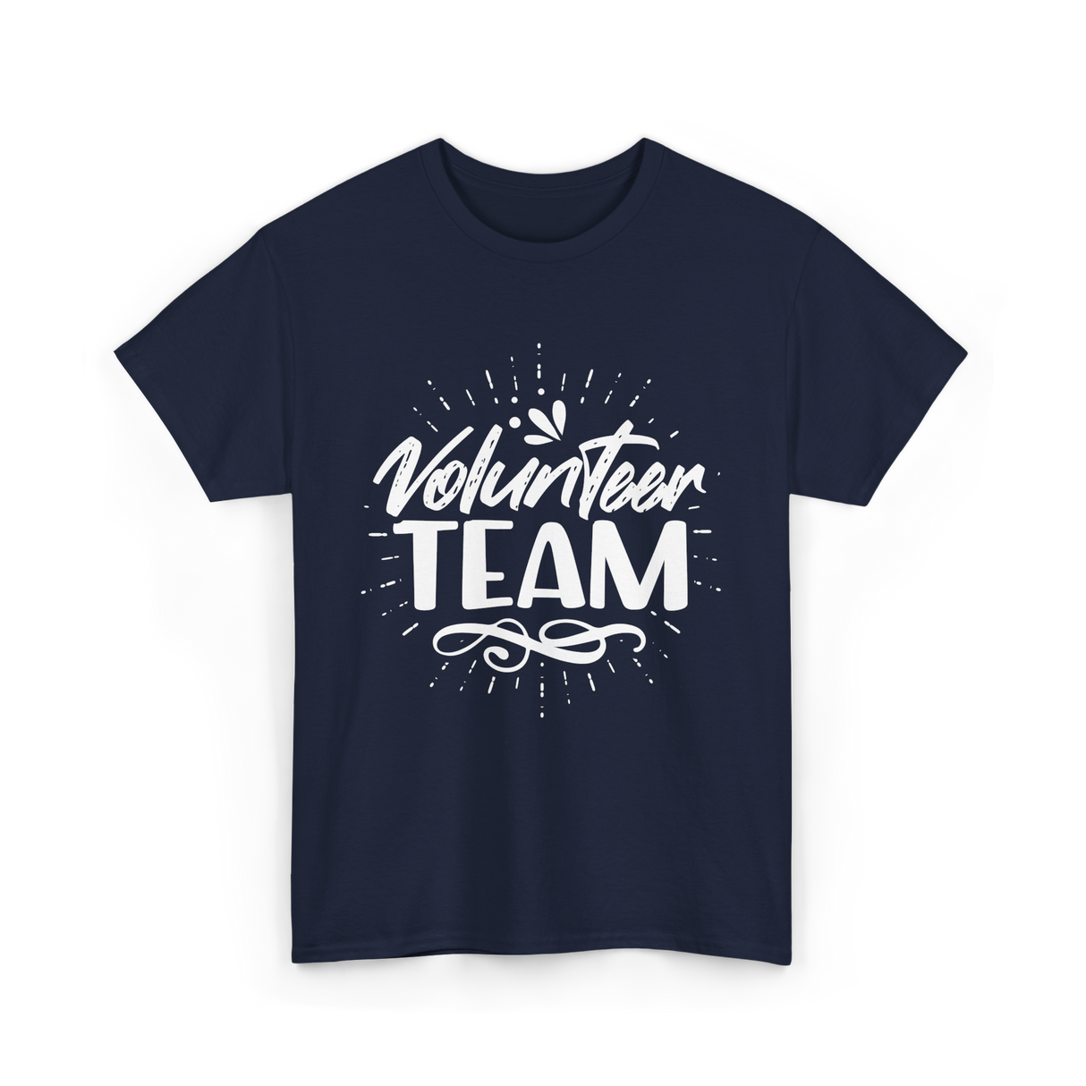 Volunteer Team Volunteering Helpers T-Shirt - Navy