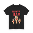 Volunteer Team Volunteering T-Shirt - Black