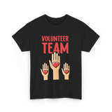 Volunteer Team Volunteering T-Shirt - Black