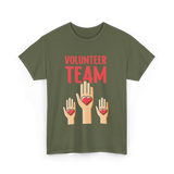 Volunteer Team Volunteering T-Shirt - Military Green