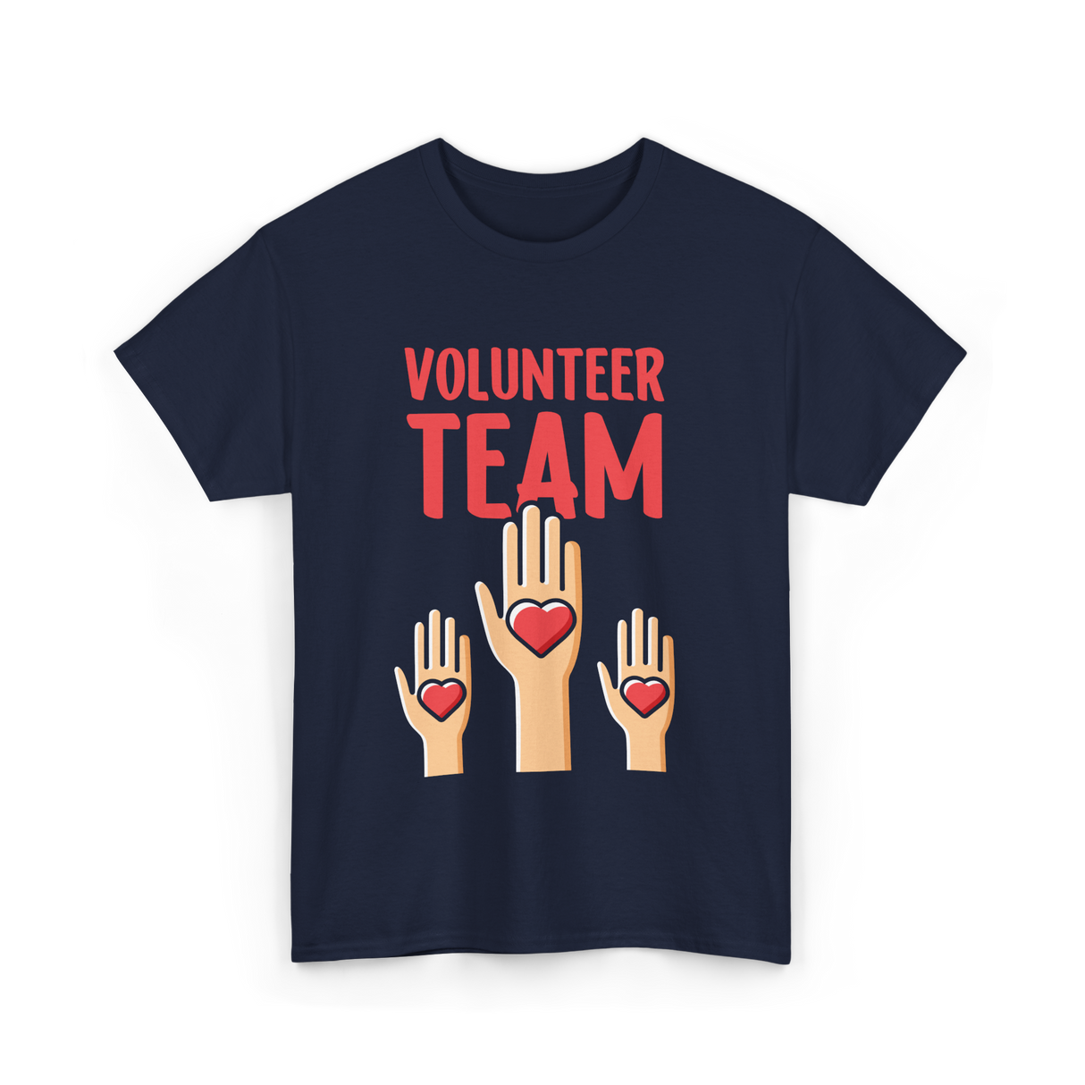 Volunteer Team Volunteering T-Shirt - Navy