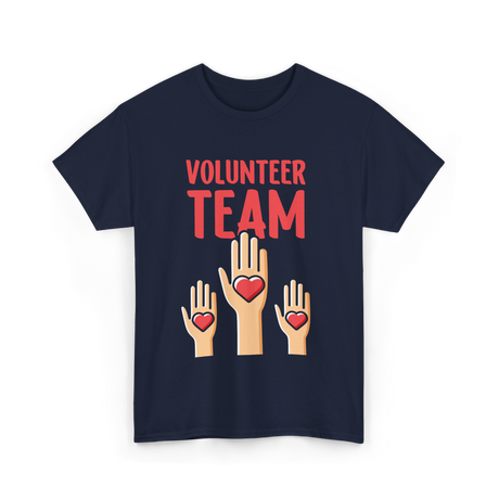 Volunteer Team Volunteering T-Shirt - Navy