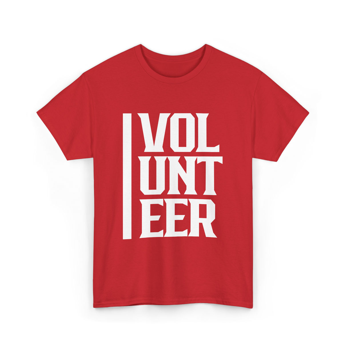 Volunteer Volunteer Work Community Service T-Shirt - Red