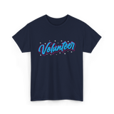 Volunteer Volunteer Work Community T-Shirt - Navy