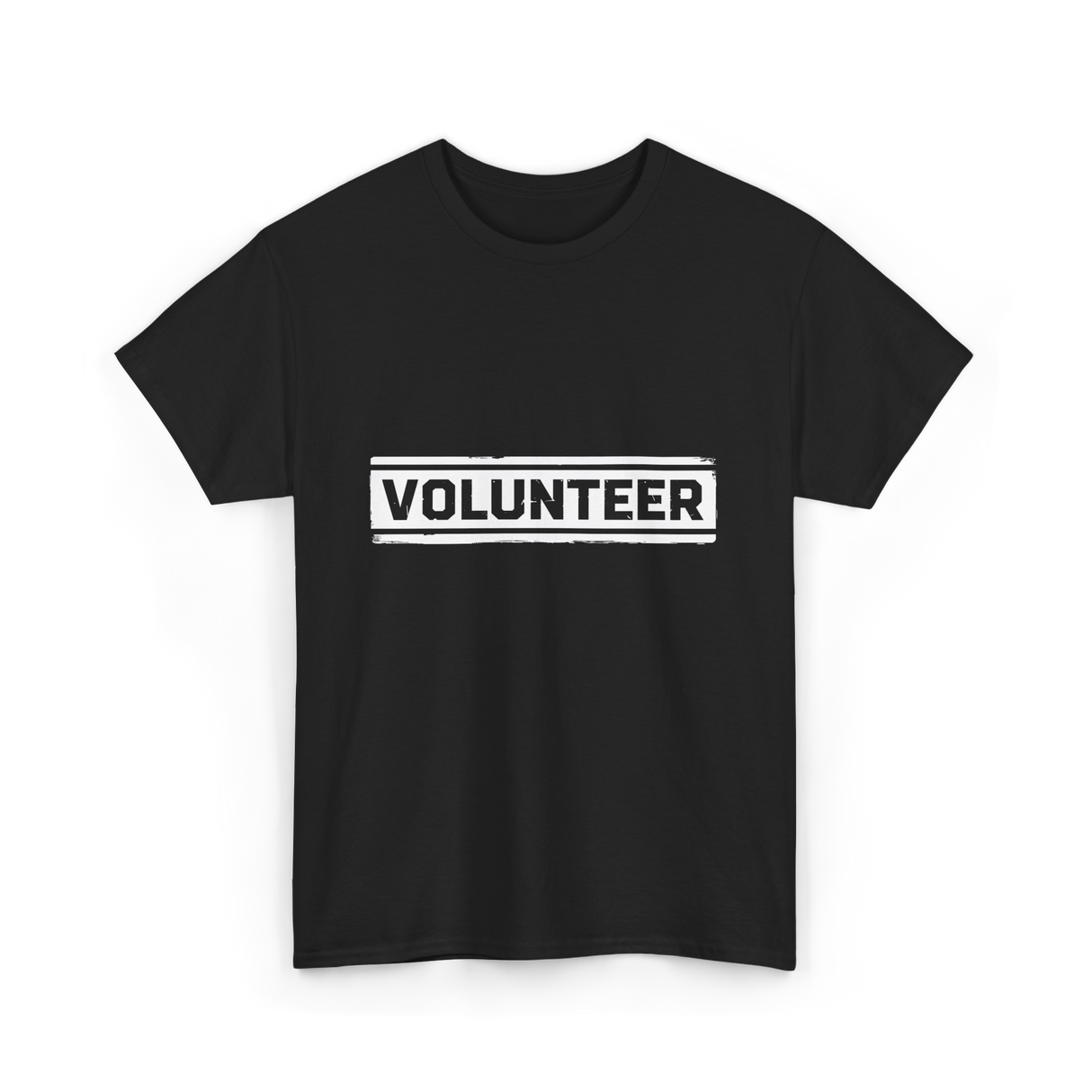 Volunteer Volunteer Work T-Shirt - Black