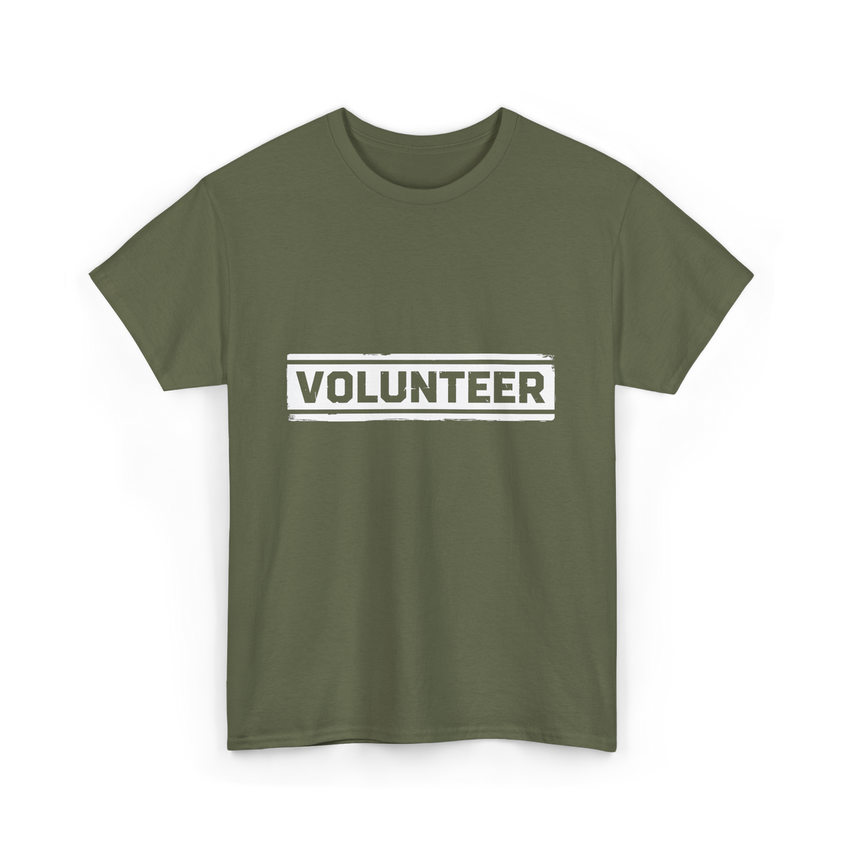 Volunteer Volunteer Work T-Shirt - Military Green