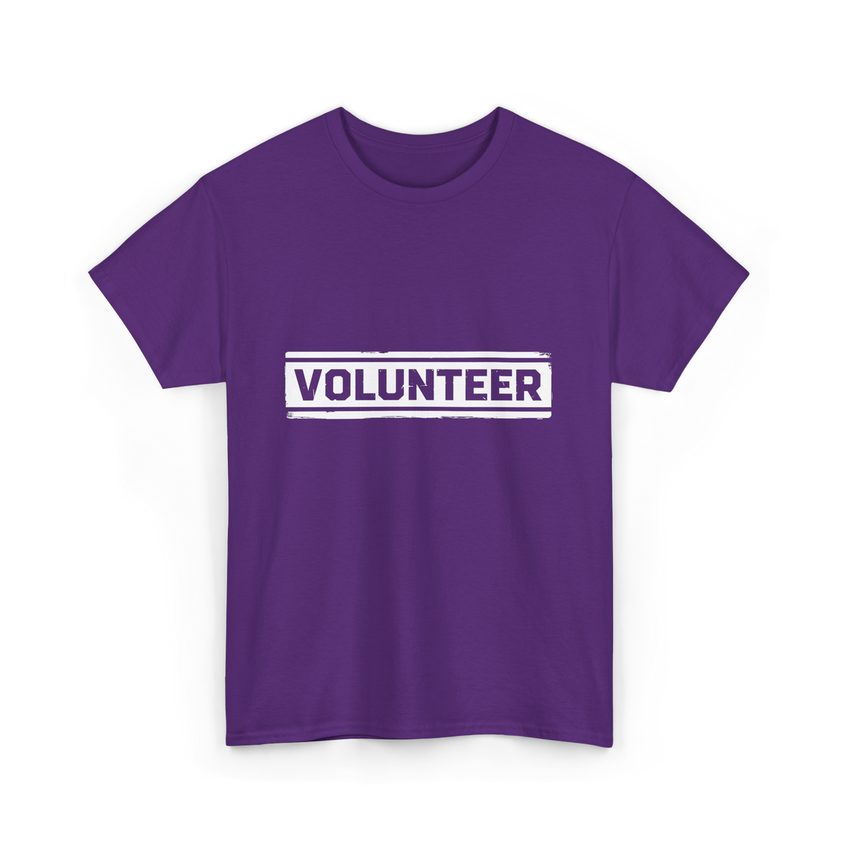 Volunteer Volunteer Work T-Shirt - Purple