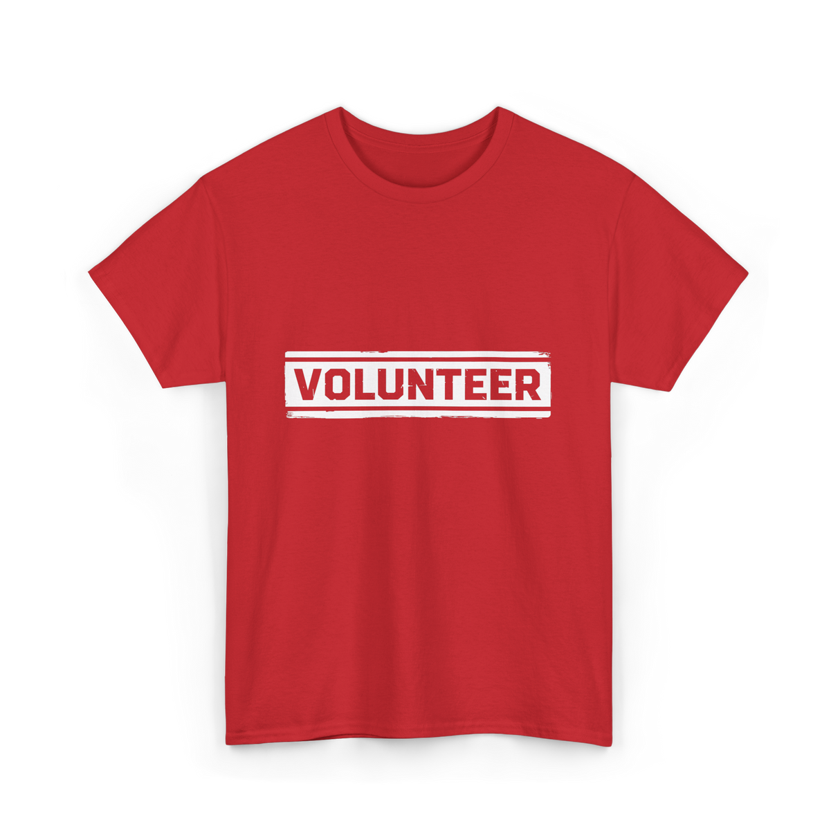 Volunteer Volunteer Work T-Shirt - Red