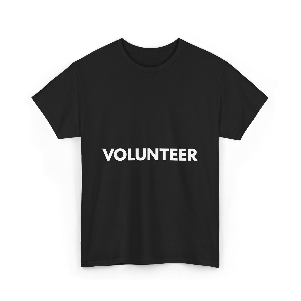 Volunteer Volunteering Community Service T-Shirt - Black