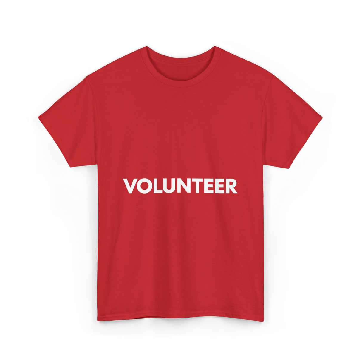 Volunteer Volunteering Community Service T-Shirt - Red