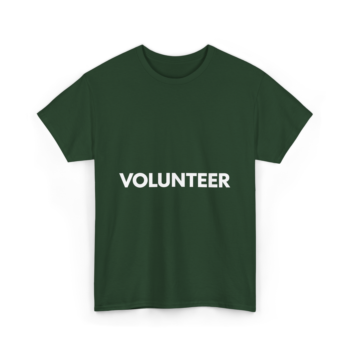 Volunteer Volunteering Community Service T-Shirt - Forest Green