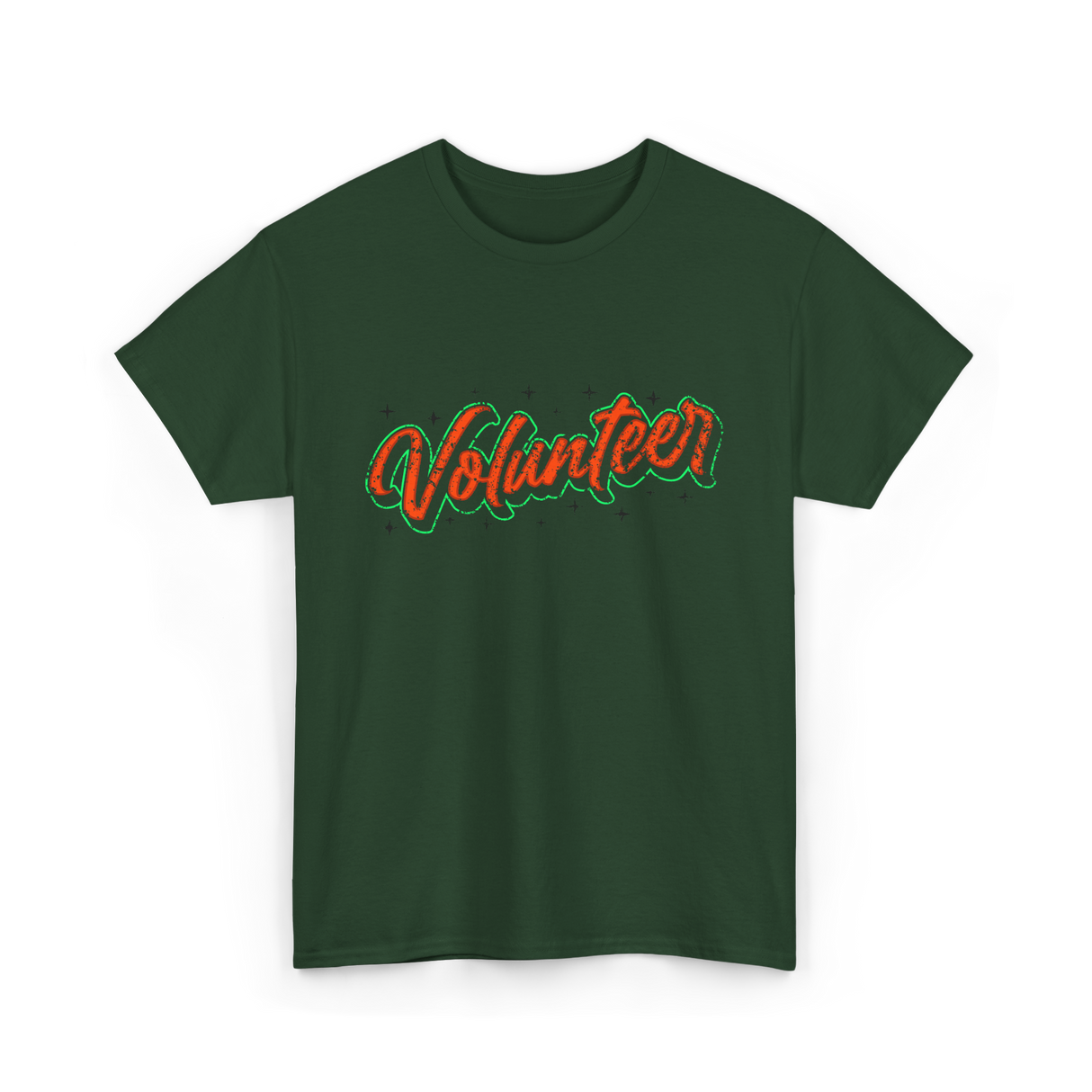 Volunteer Volunteerism Community Service T-Shirt - Forest Green