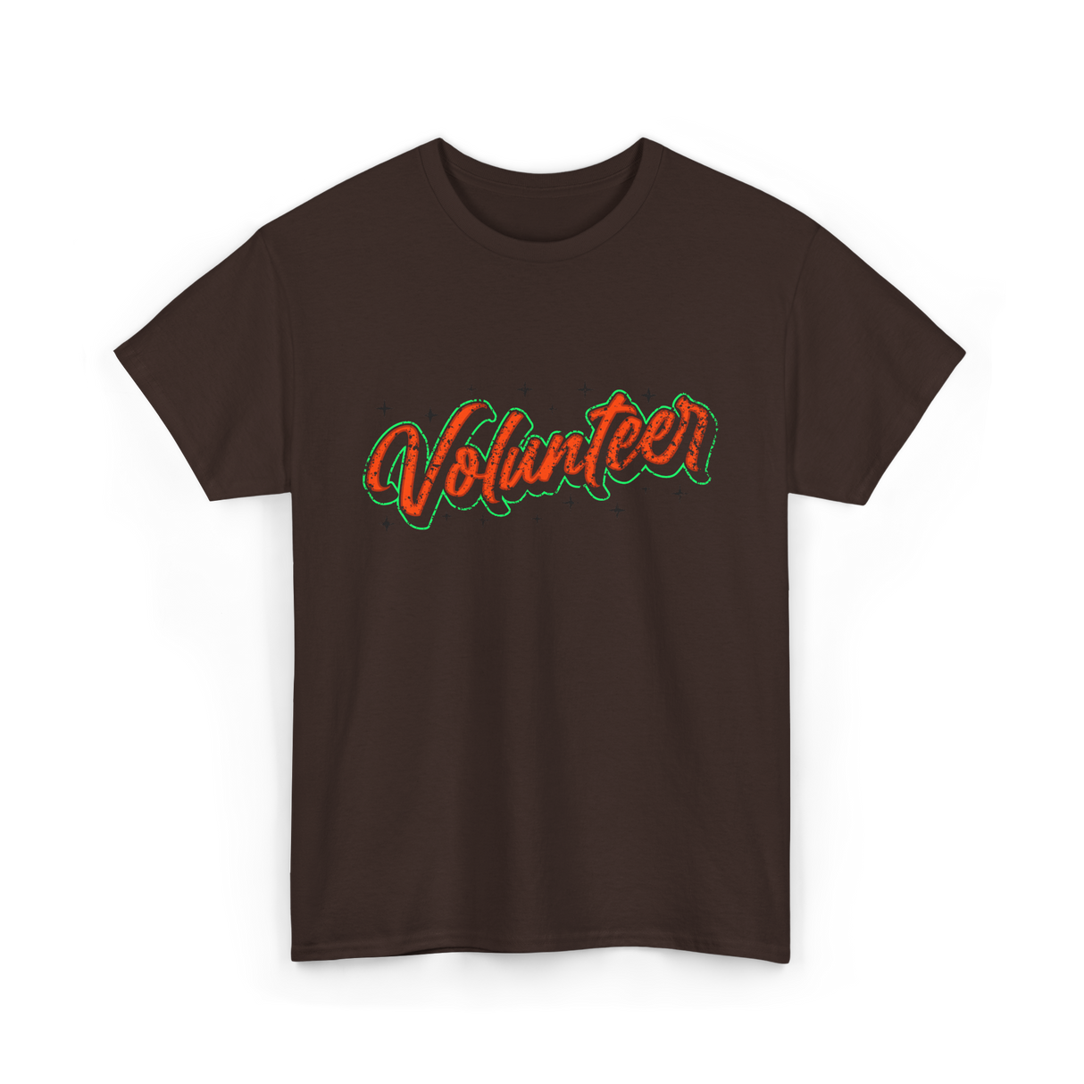 Volunteer Volunteerism Community Service T-Shirt - Dark Chocolate