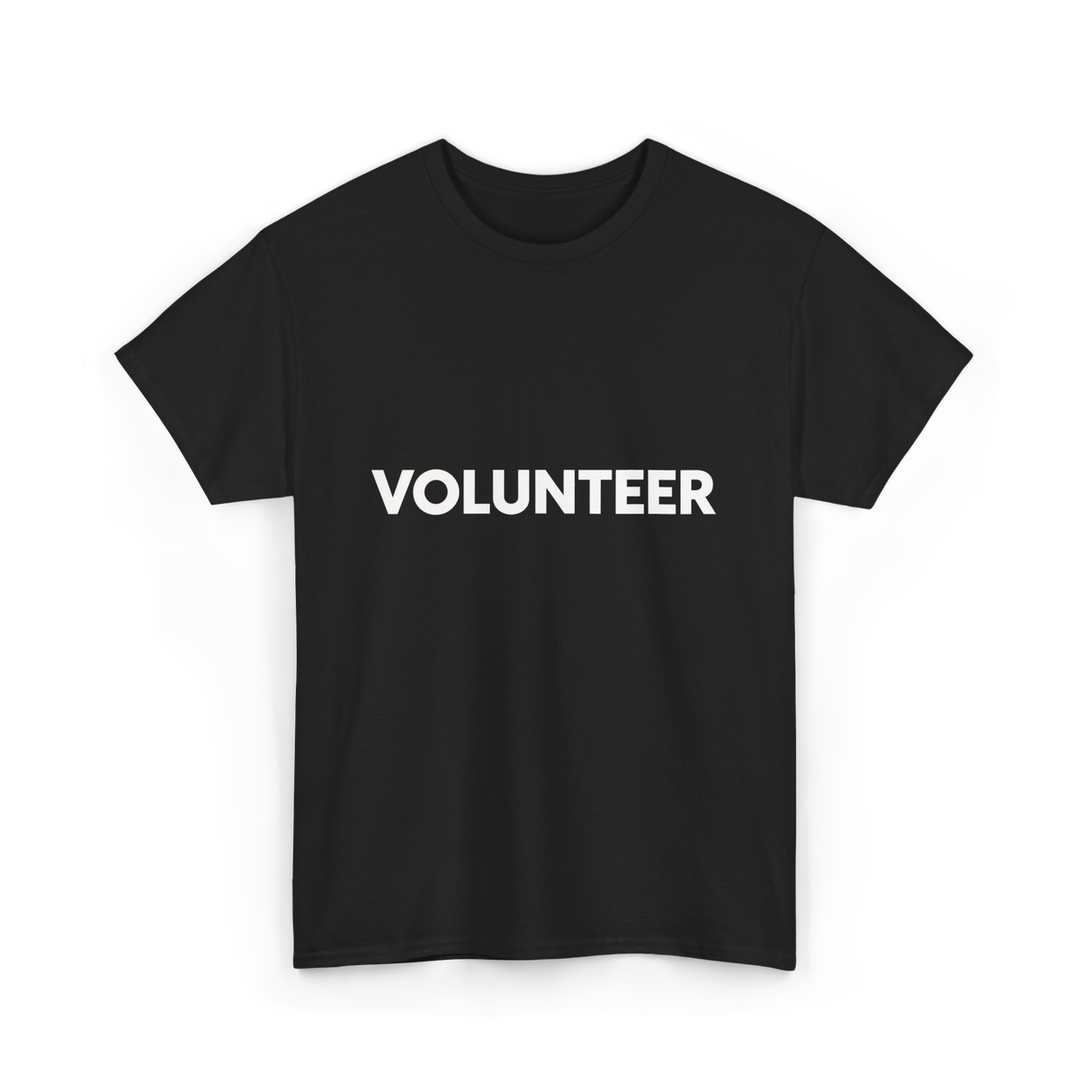 Volunteer Volunteerism Helping Community T-Shirt - Black