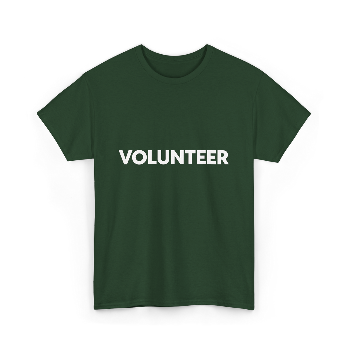 Volunteer Volunteerism Helping Community T-Shirt - Forest Green