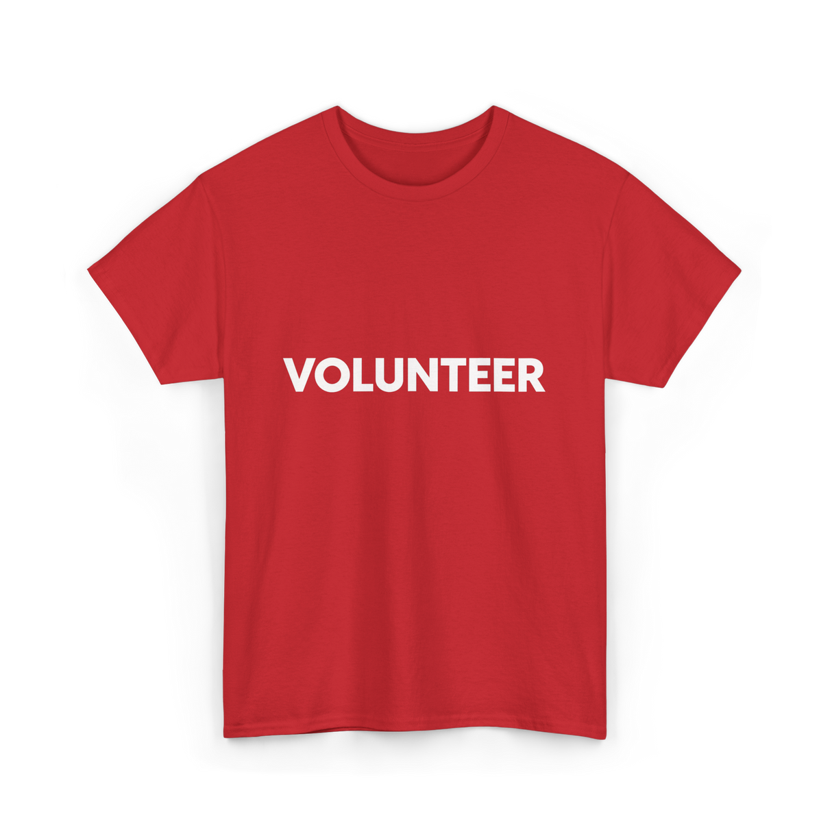 Volunteer Volunteerism Helping Community T-Shirt - Red