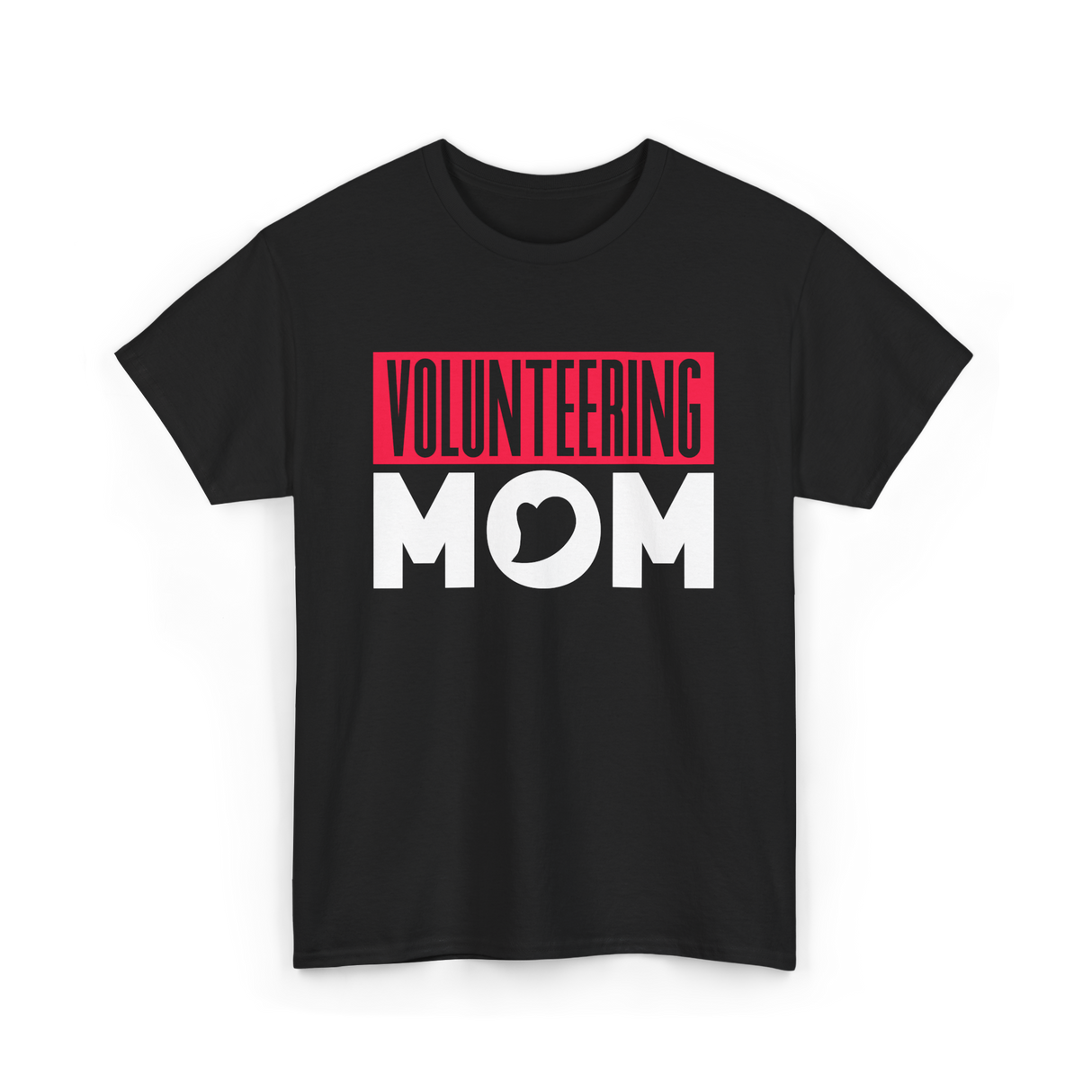 Volunteering Mom Volunteer Mom T-Shirt - Black