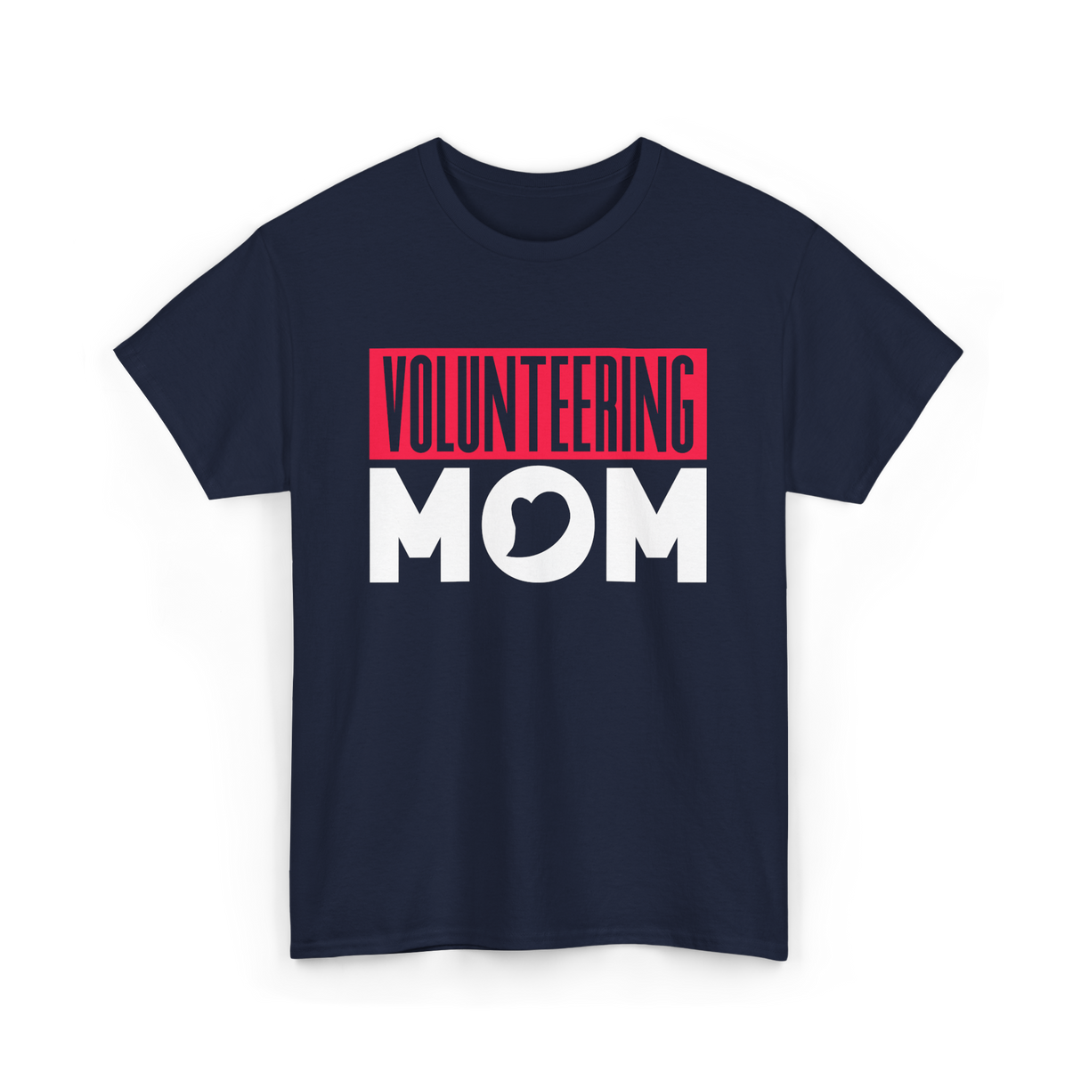 Volunteering Mom Volunteer Mom T-Shirt - Navy