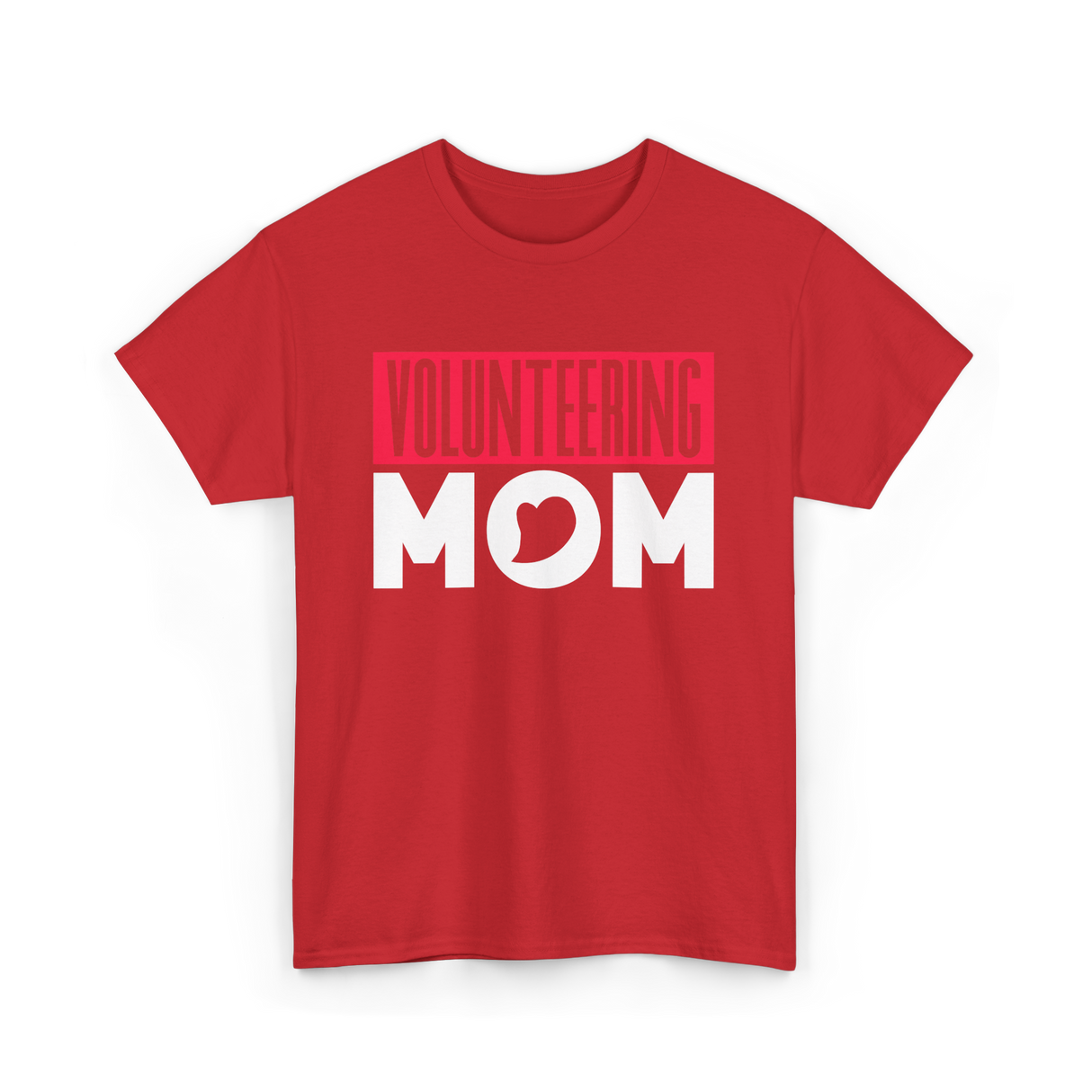 Volunteering Mom Volunteer Mom T-Shirt - Red