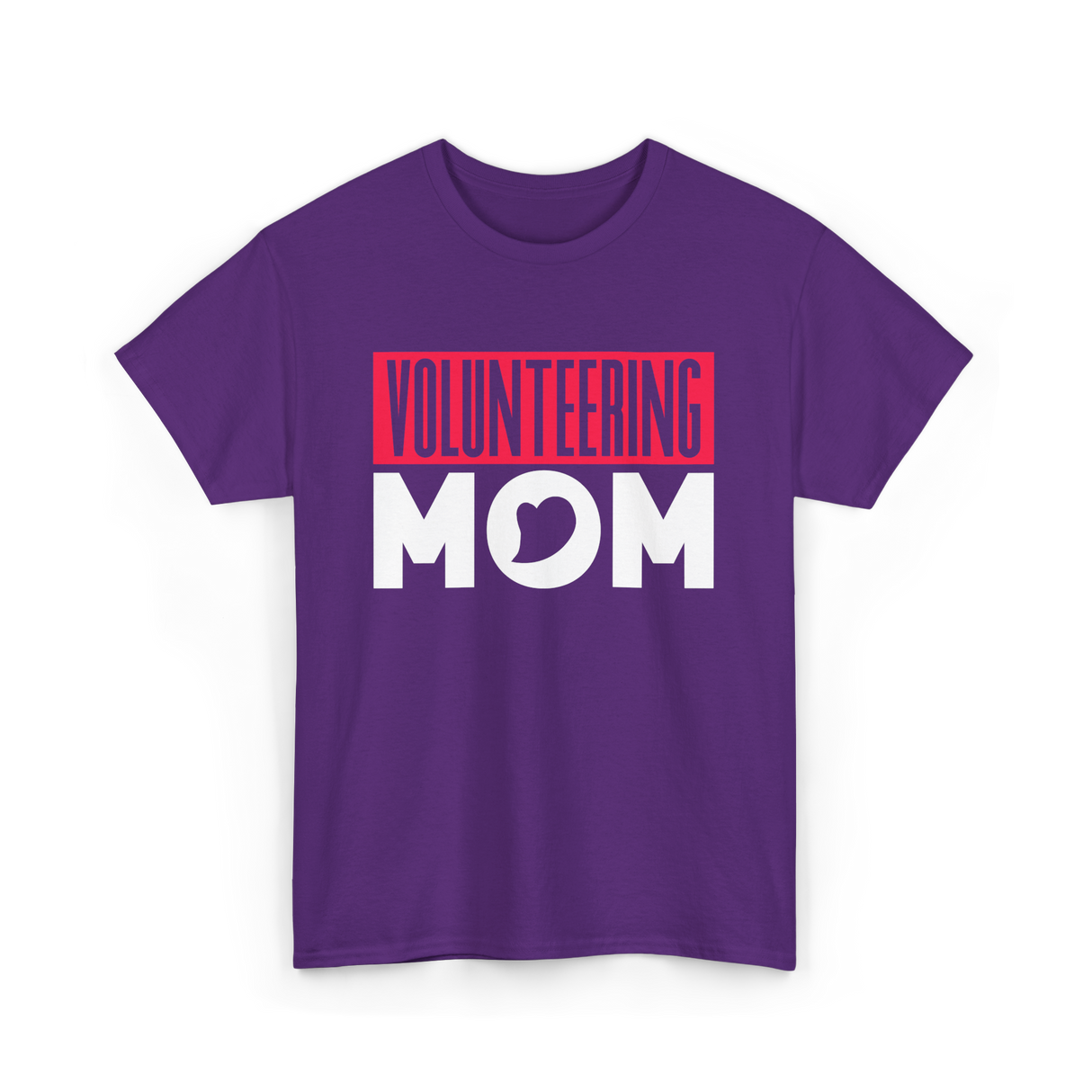 Volunteering Mom Volunteer Mom T-Shirt - Purple