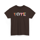 Vote Activism Inclusion Empowerment T-Shirt - Dark Chocolate