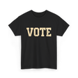 Vote Civic Action Election 2024 T-Shirt - Black