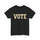 Vote Civic Action Election 2024 T-Shirt - Black