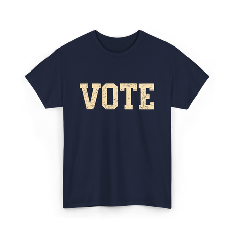 Vote Civic Action Election 2024 T-Shirt - Navy