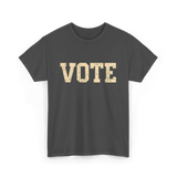 Vote Civic Action Election 2024 T-Shirt - Dark Heather